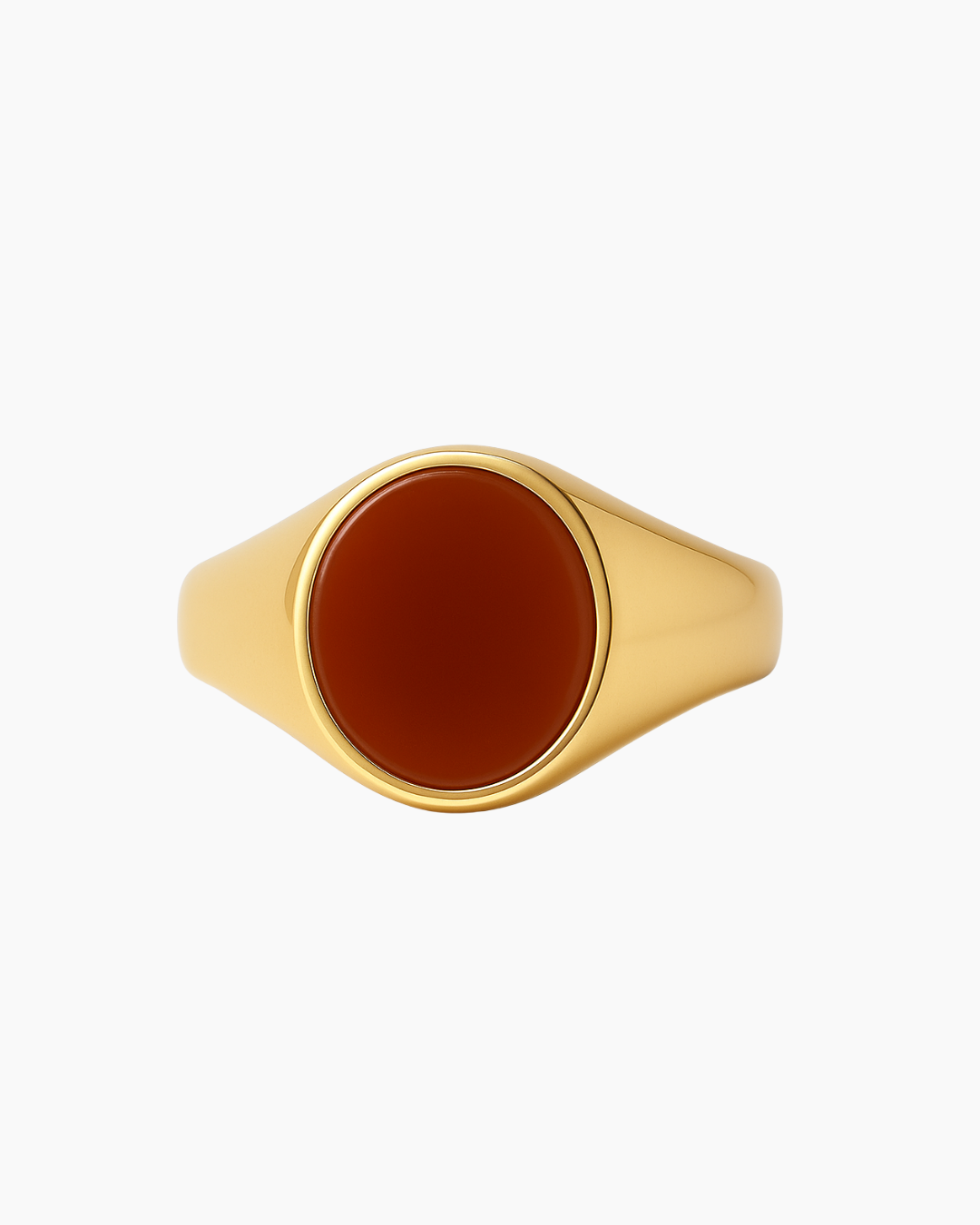 Carnelian 'No. 22' Signet Ring - Limited