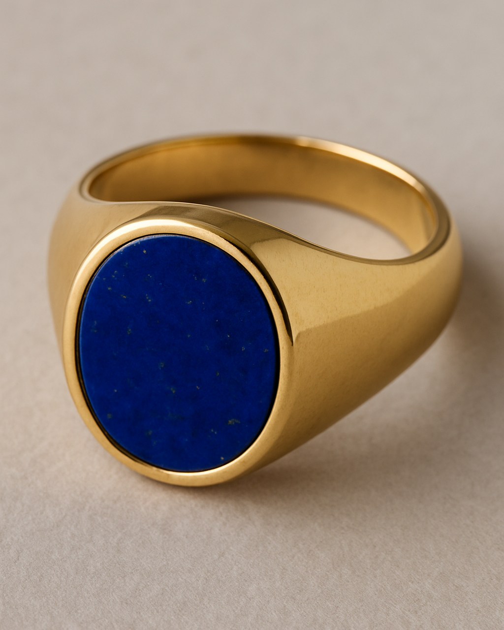 Lapis Lazuli 'No. 22' Signet Ring - Limited