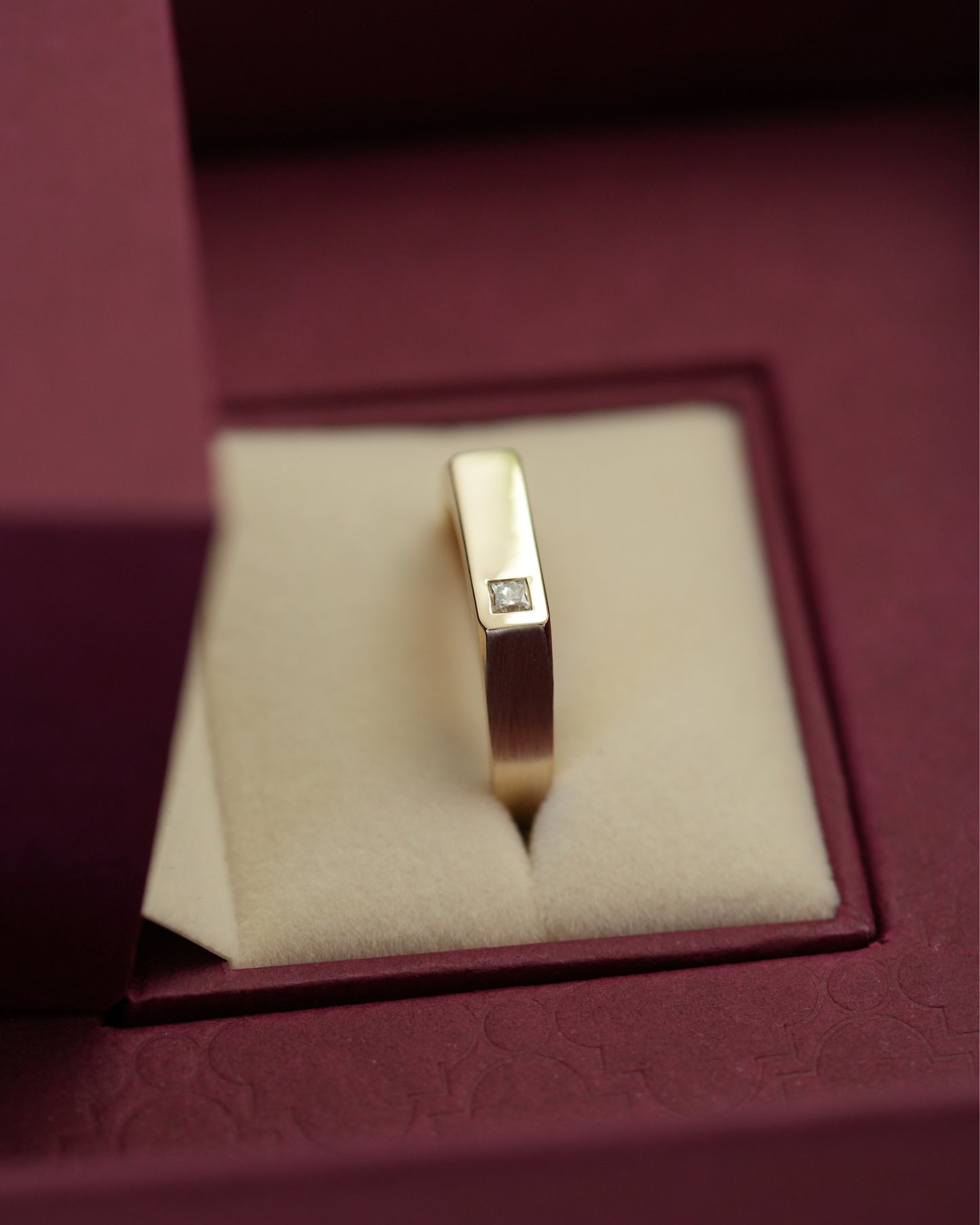 'No. 6' Square Diamond