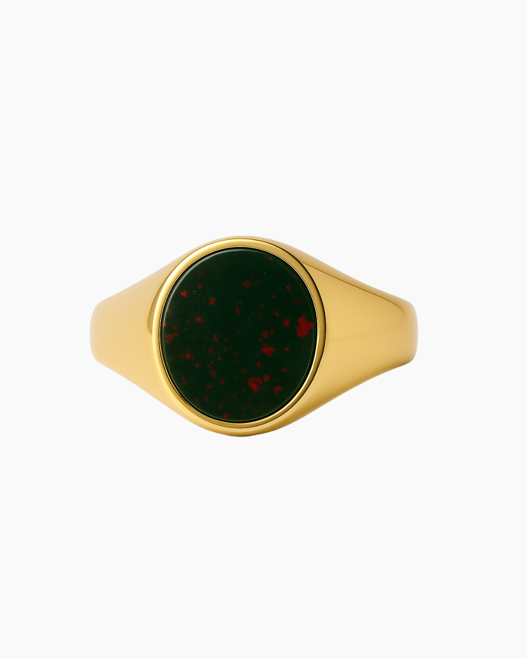 Bloodstone 'No. 22' Signet Ring - Limited