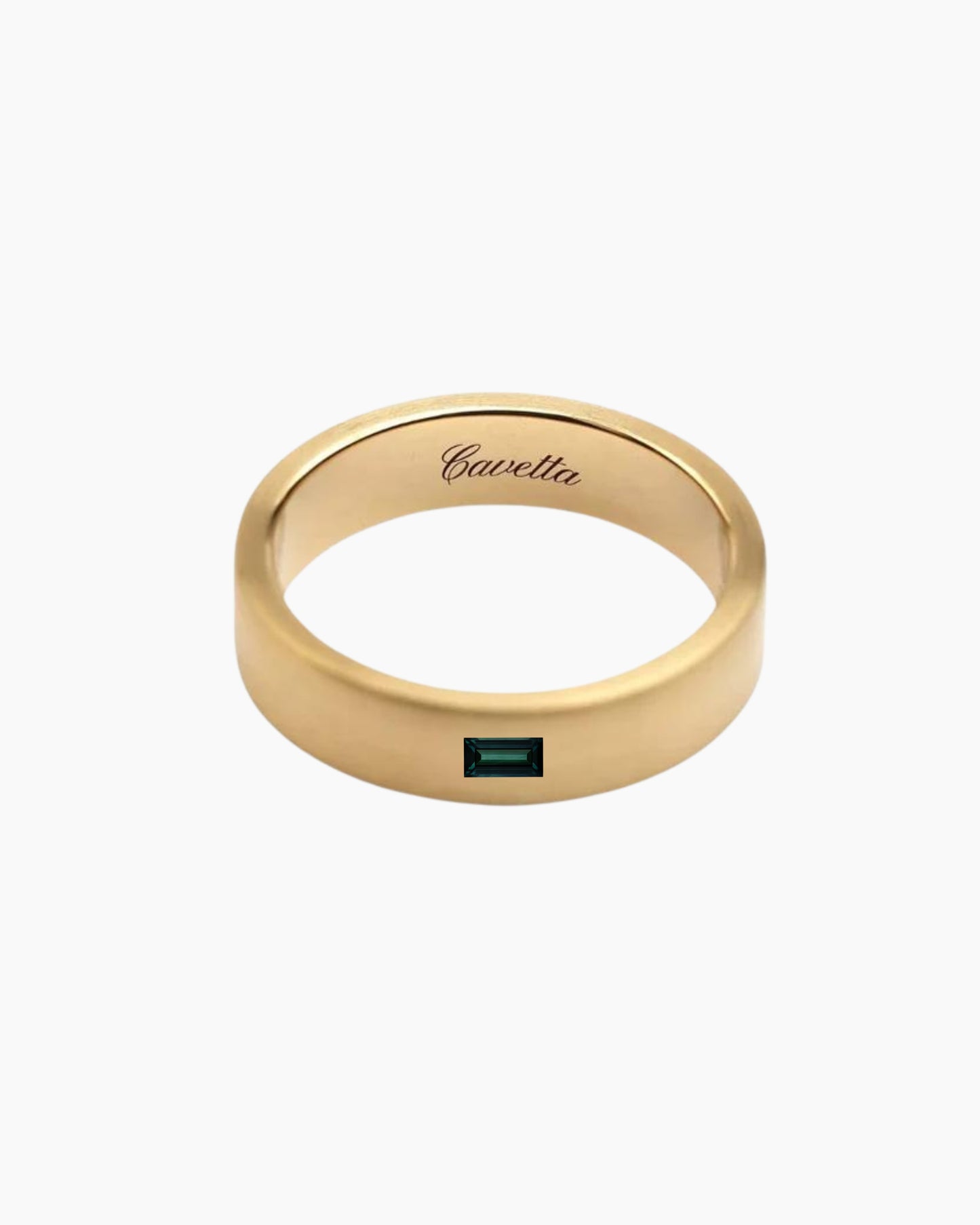 'No. 11' Solid Gold Ring (Sapphire)