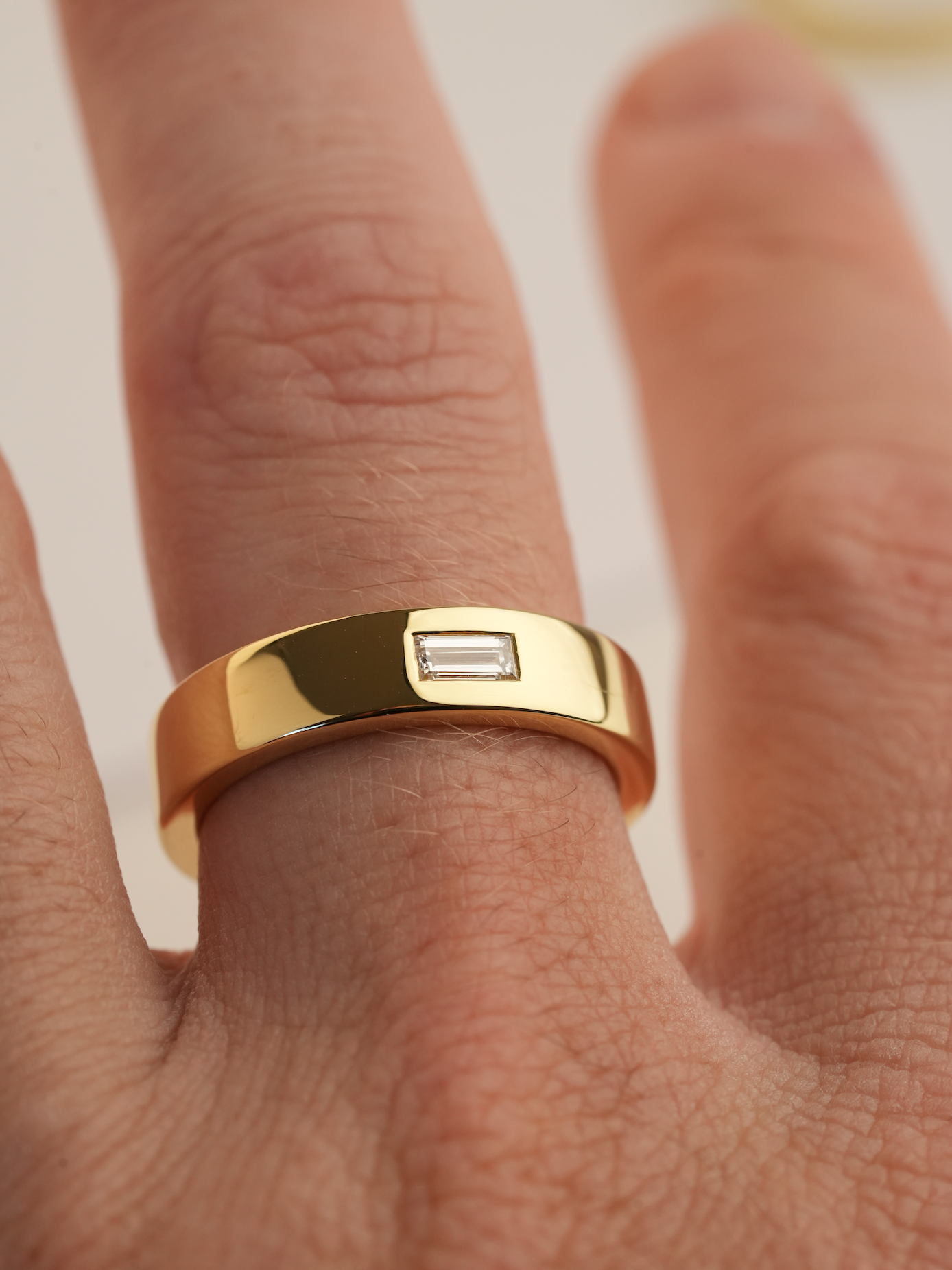 'No. 11' Wedding Band (Diamond)