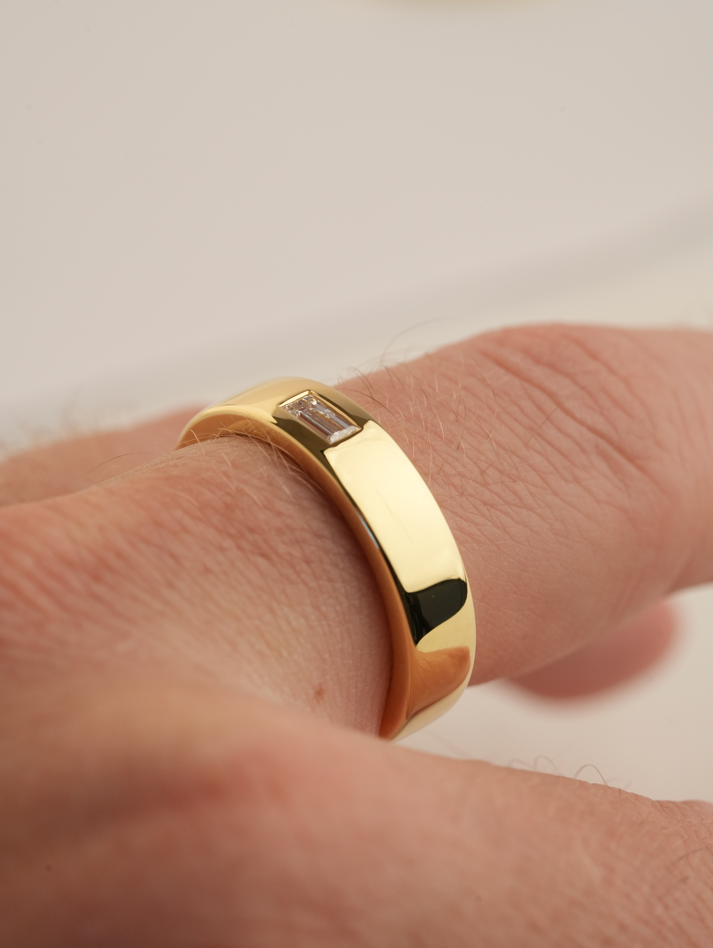 'No. 11' Wedding Band (Diamond)