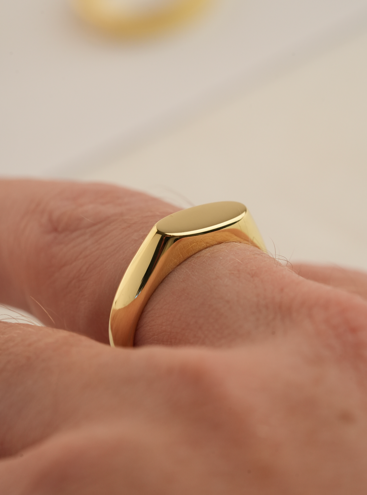 'No. 8' Solid Gold Ring