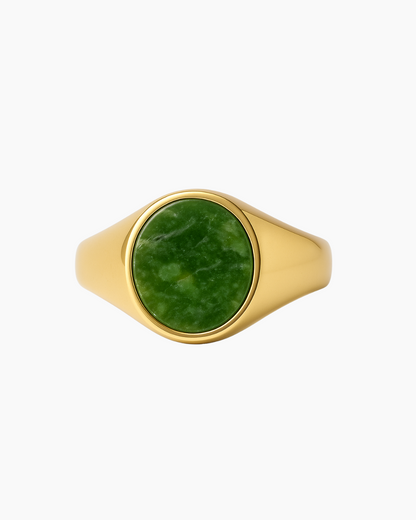 Serpentine 'No. 22' Signet Ring - Limited