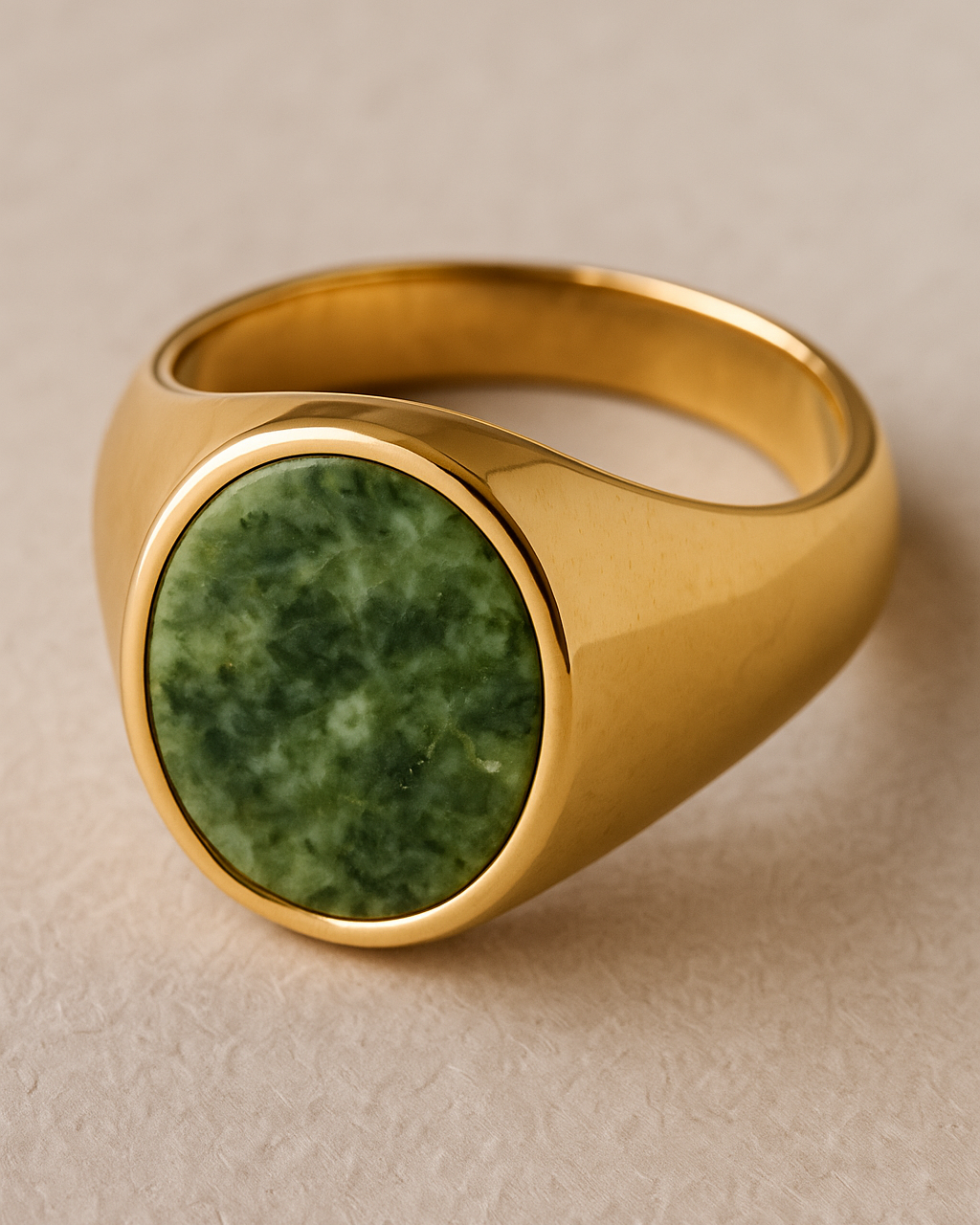 Serpentine 'No. 22' Signet Ring - Limited