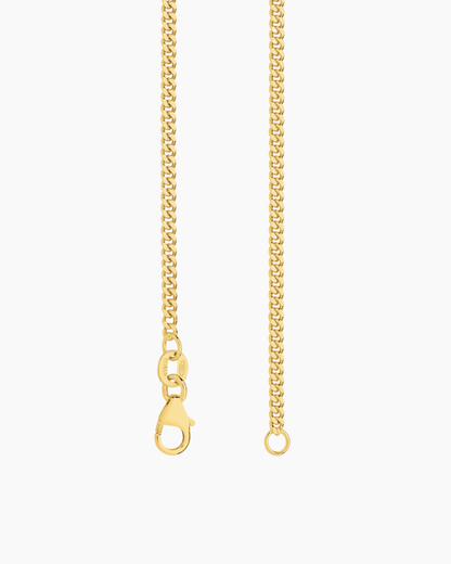 Curb Solid Gold Necklace