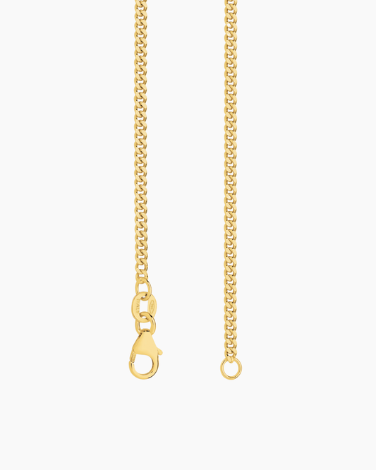 Curb Solid Gold Necklace