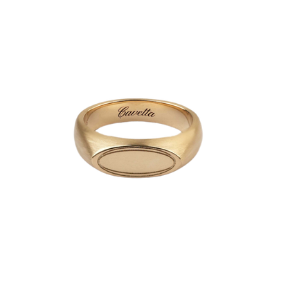 'No. 8' Solid Gold Ring