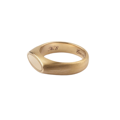 'No. 8' Solid Gold Ring