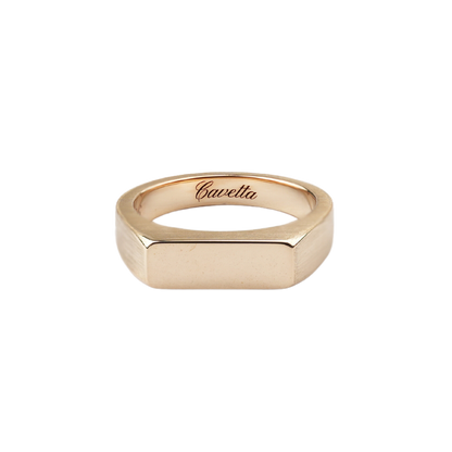 'No. 6' Solid Gold Ring