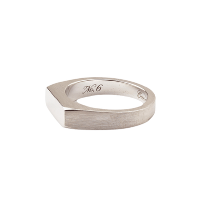 'No. 6' Solid Gold Ring