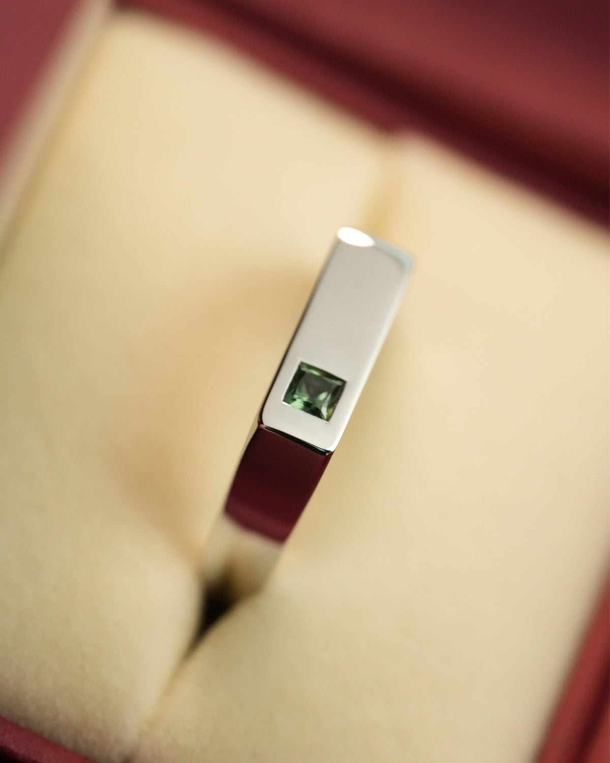 'No. 6' Square Sapphire