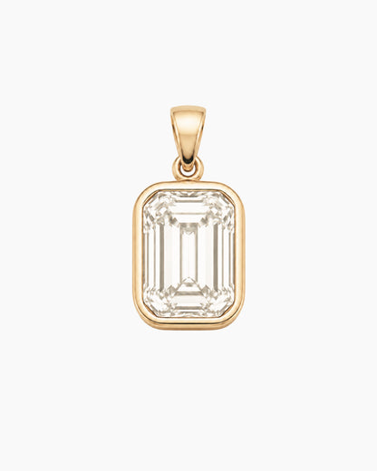 Bezel Set Diamond Pendant