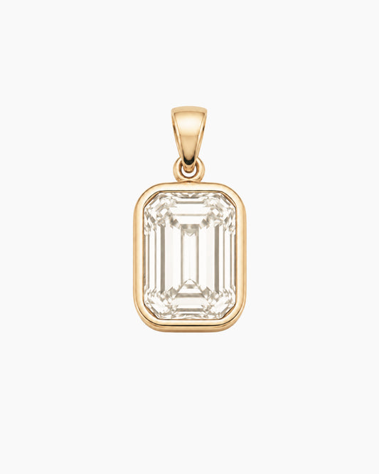 Bezel Set Diamond Pendant
