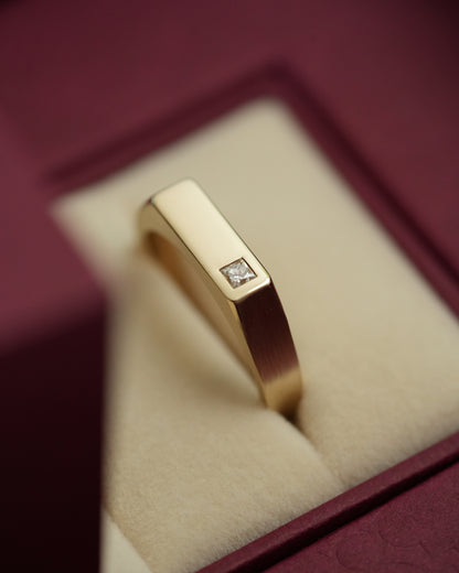 'No. 6' Square Diamond