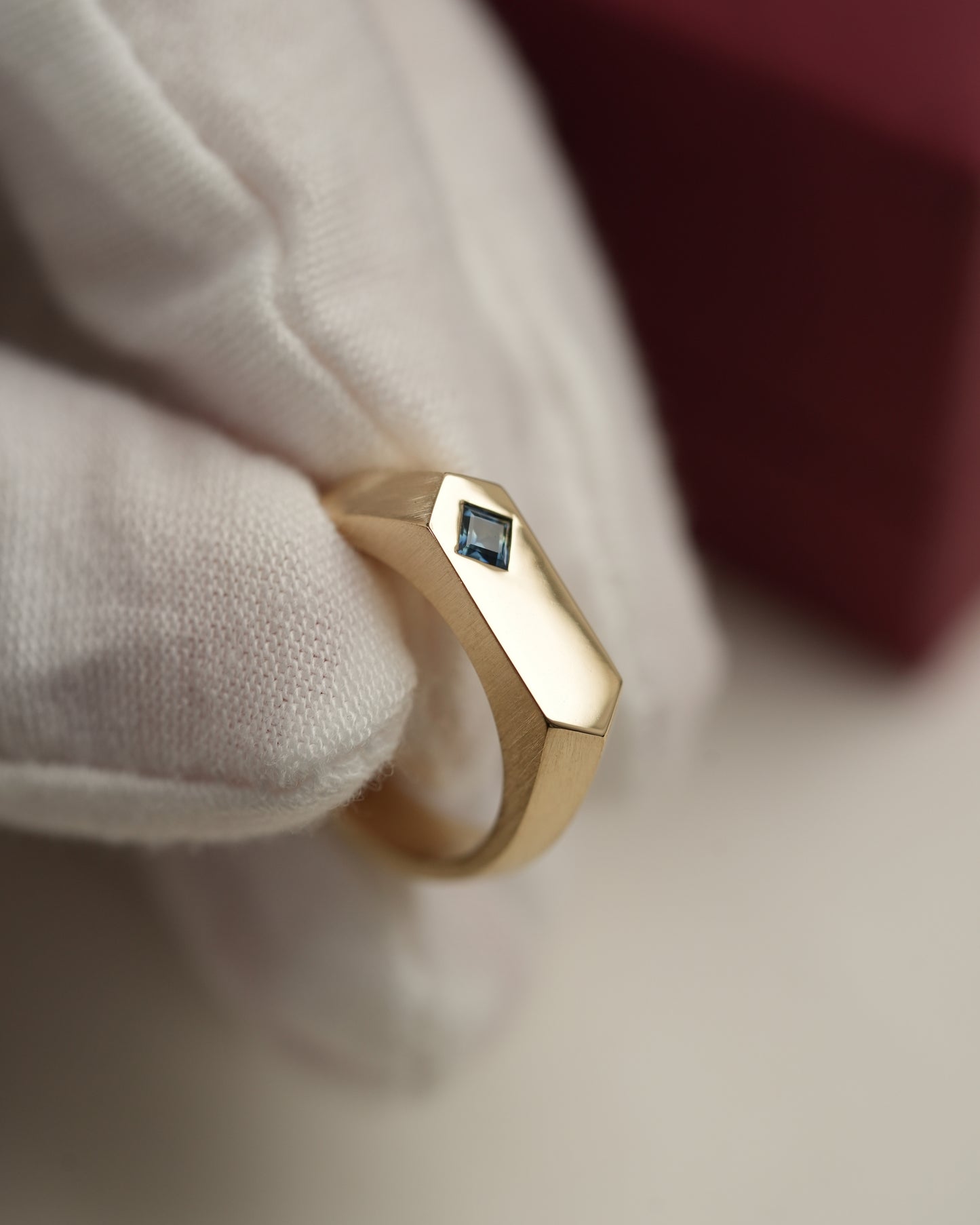 'No. 16' Square Sapphire