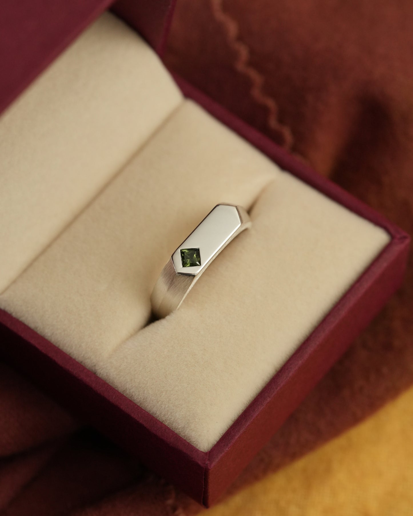 'No. 16' Square Sapphire