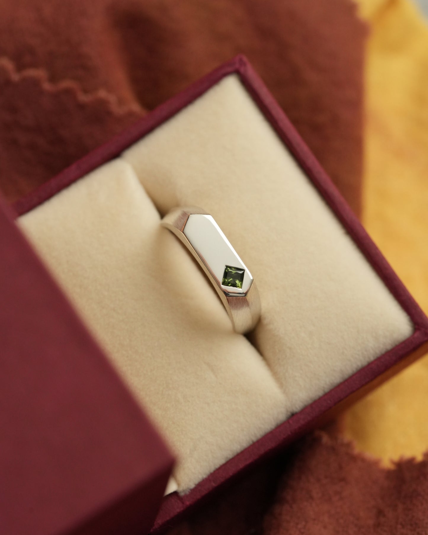 'No. 16' Square Sapphire