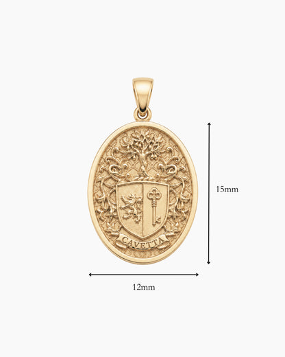 Custom Family Crest Pendant