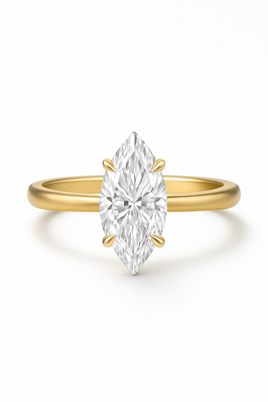 Marquise Diamond Engagement Ring