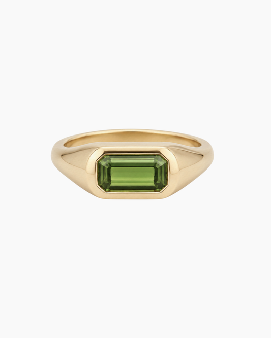 Tourmaline Signet Ring