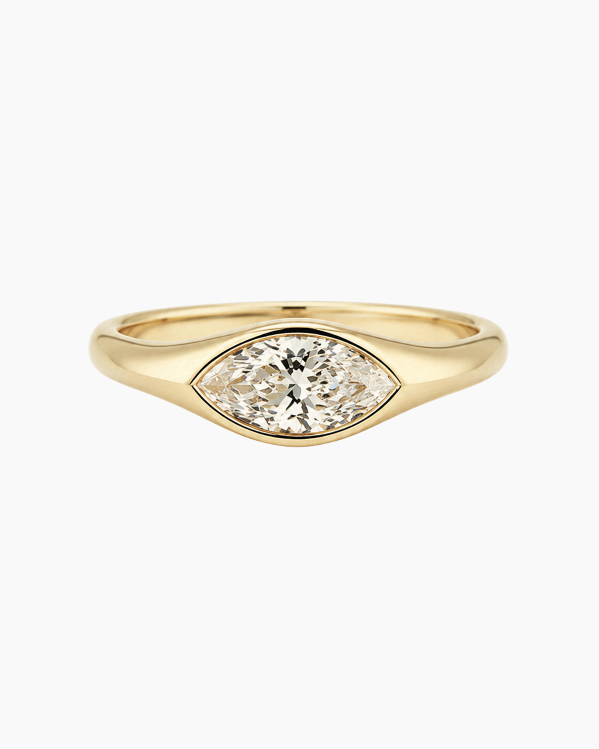 Marquise Diamond Engagement Ring