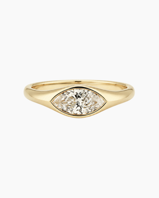 Marquise Diamond Engagement Ring