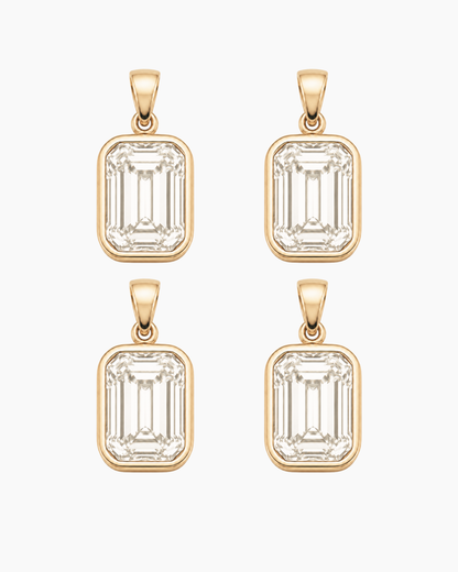 Bezel Set Diamond Pendant