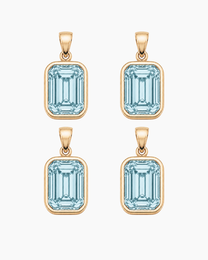 Bezel Set Birthstone Pendant
