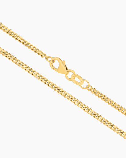 Curb Solid Gold Necklace