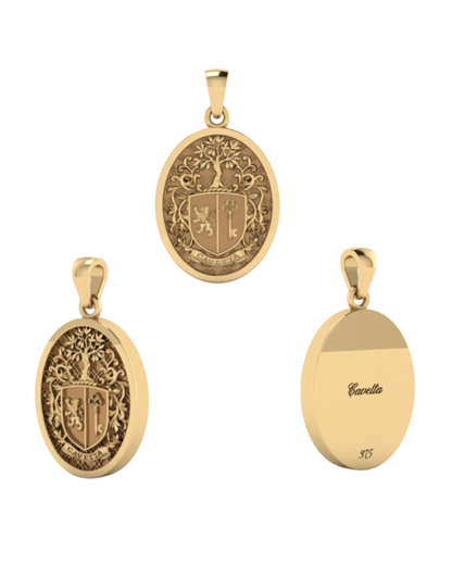 Custom Family Crest Pendant