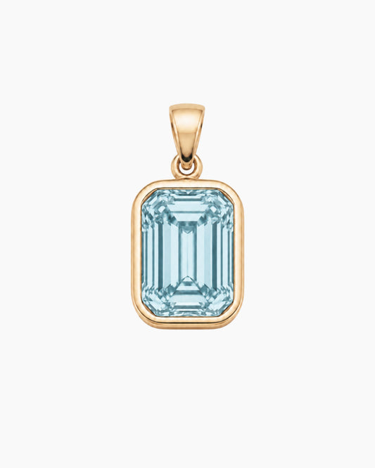 Bezel Set Birthstone Pendant