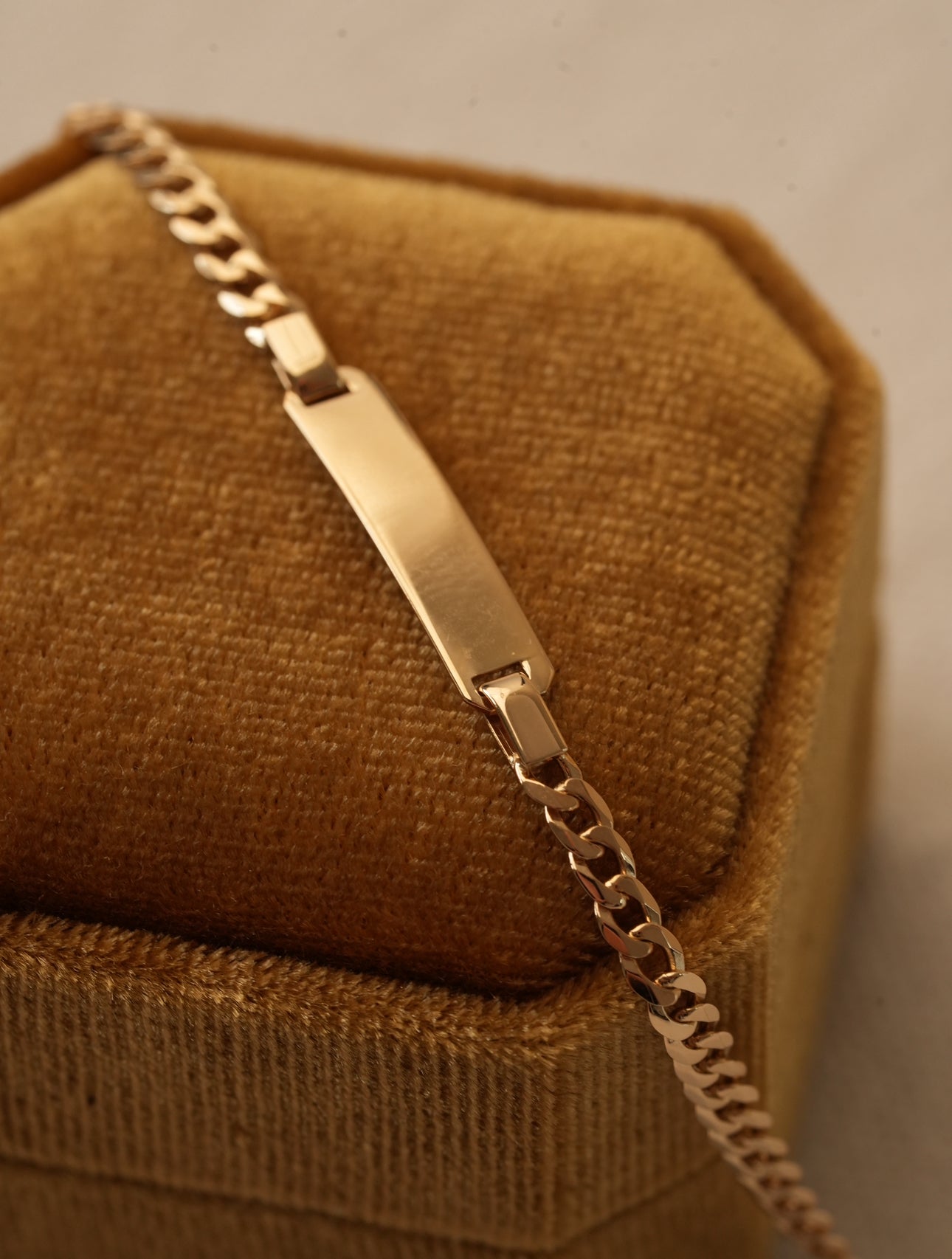 Solid 9k Gold 'ID' Bracelet