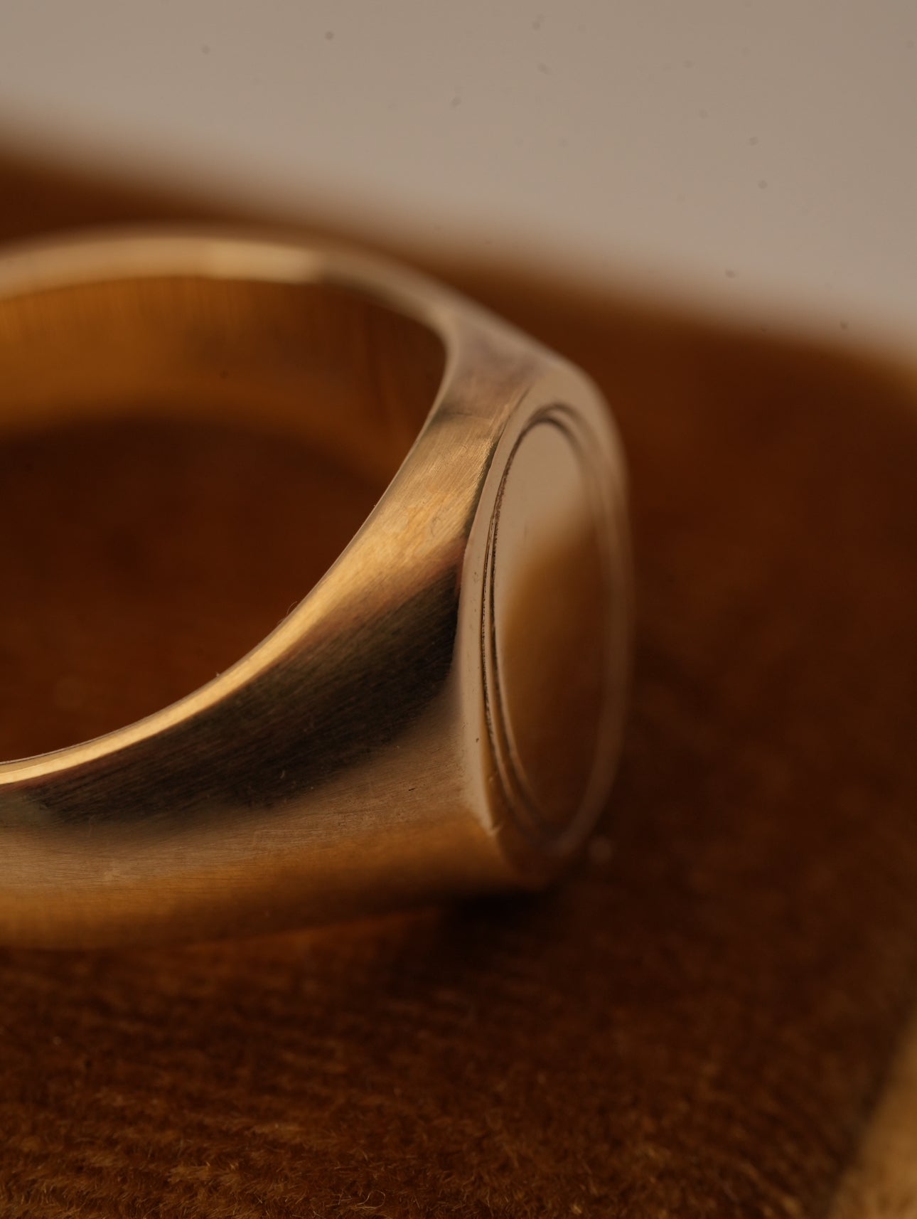 'No. 22' Solid Gold Signet Ring