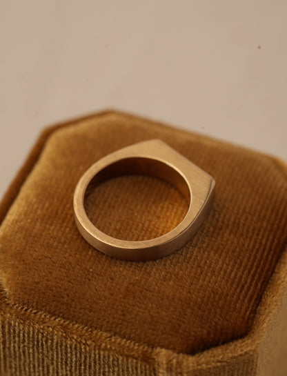 'No. 6' Solid Gold Ring