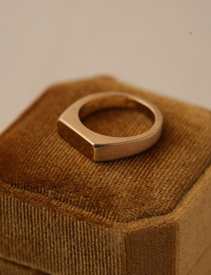 'No. 6' Solid Gold Ring