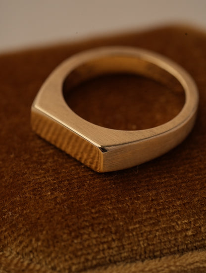 'No. 6' Solid Gold Ring