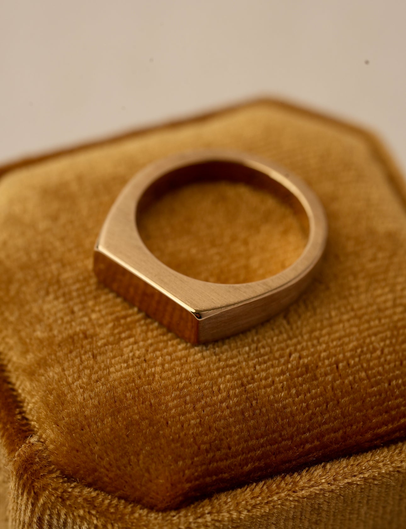 'No. 6' Solid Gold Ring