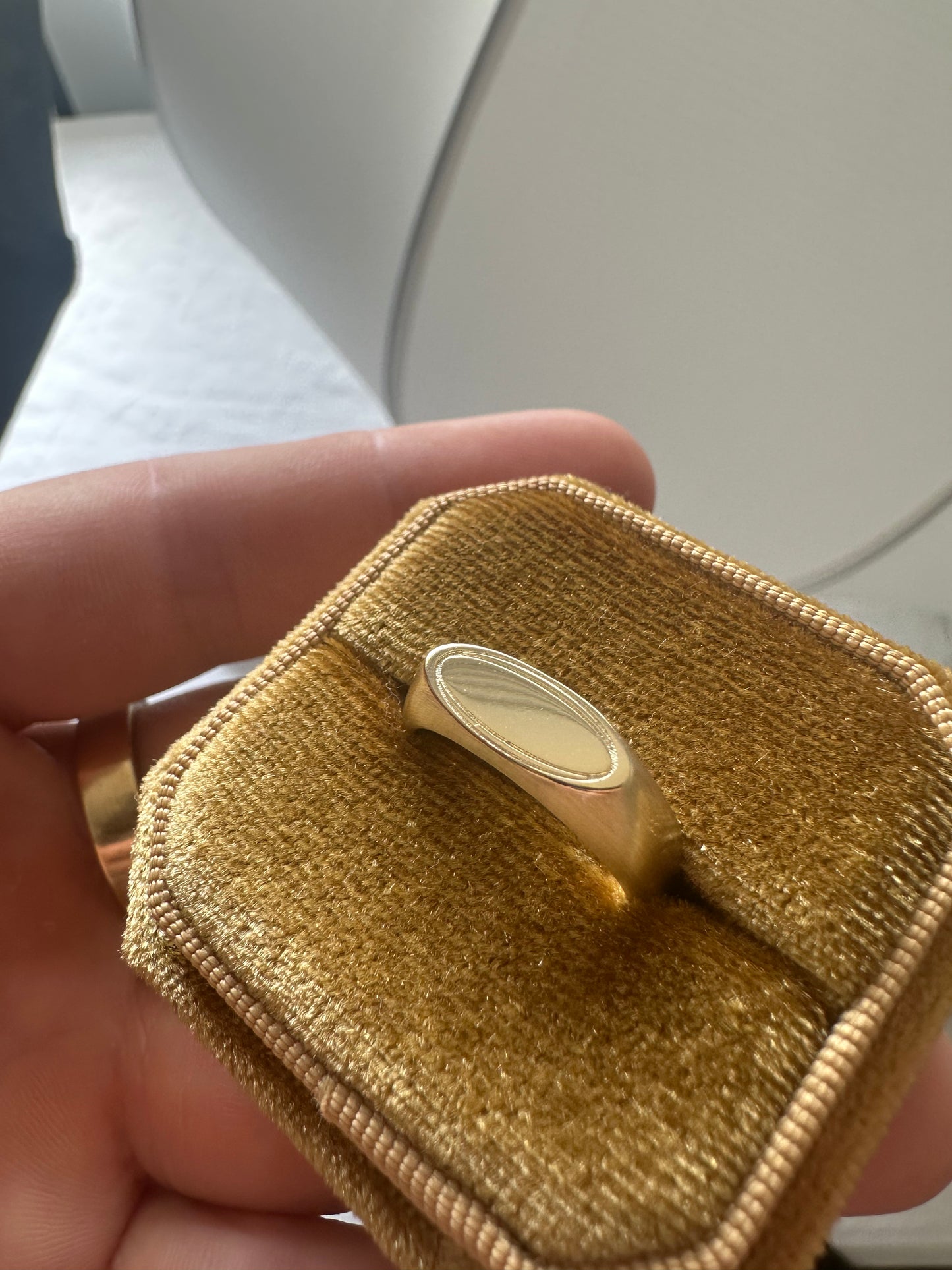 'No. 8' Solid Gold Ring