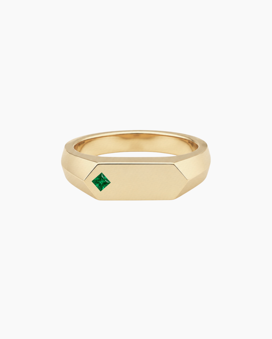'No. 16' Square Emerald