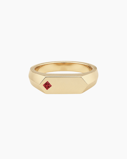 'No. 16' Square Ruby