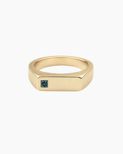 'No. 6' Square Sapphire