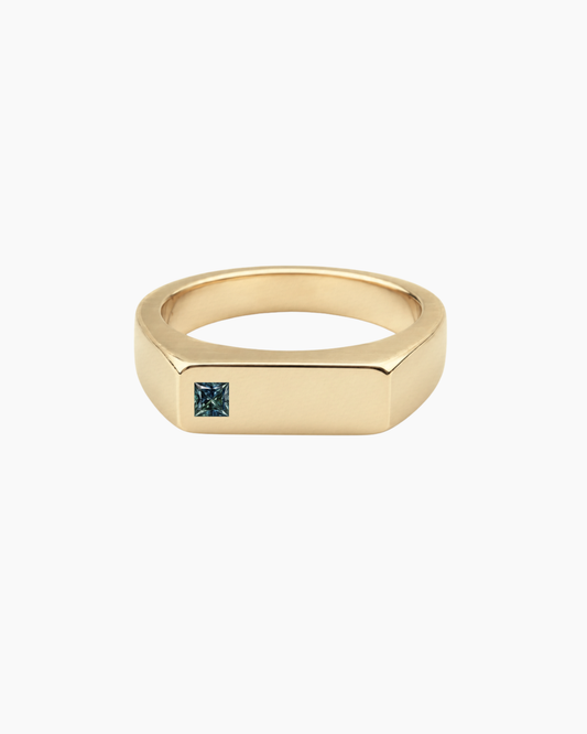 'No. 6' Square Sapphire