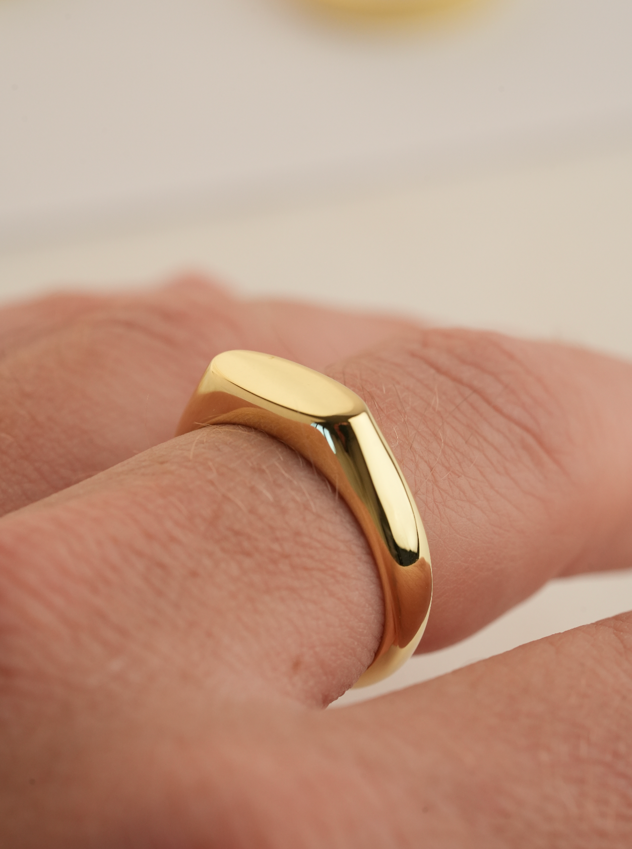 'No. 8' Solid Gold Ring