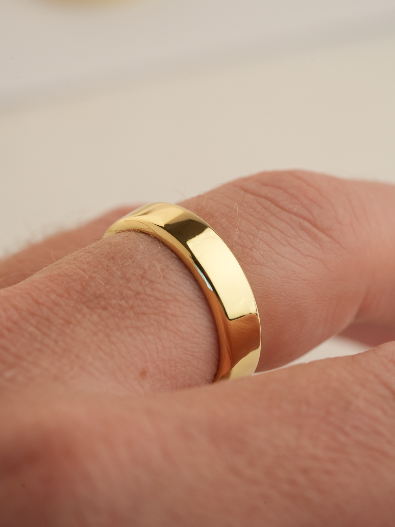 'No. 11' Solid Gold Band Ring