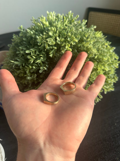 'No. 6' Solid Gold Ring