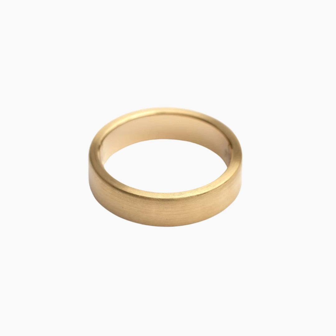 'No. 11' Solid Gold Band Ring