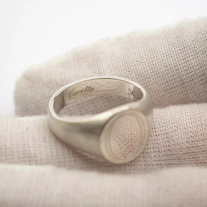 'No. 22' Solid Gold Signet Ring