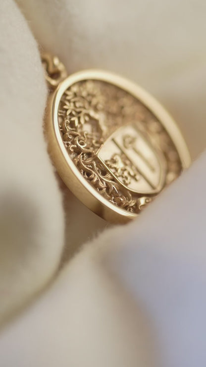 Custom Family Crest Pendant
